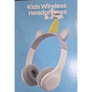 Kids‎ Unicorn Wireless Headphones 6 Hour Battery Life Volume Limit Adjustable